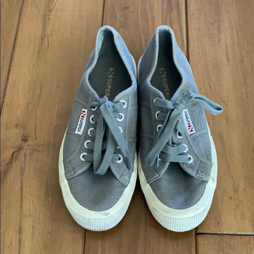 Superga gray sneakers